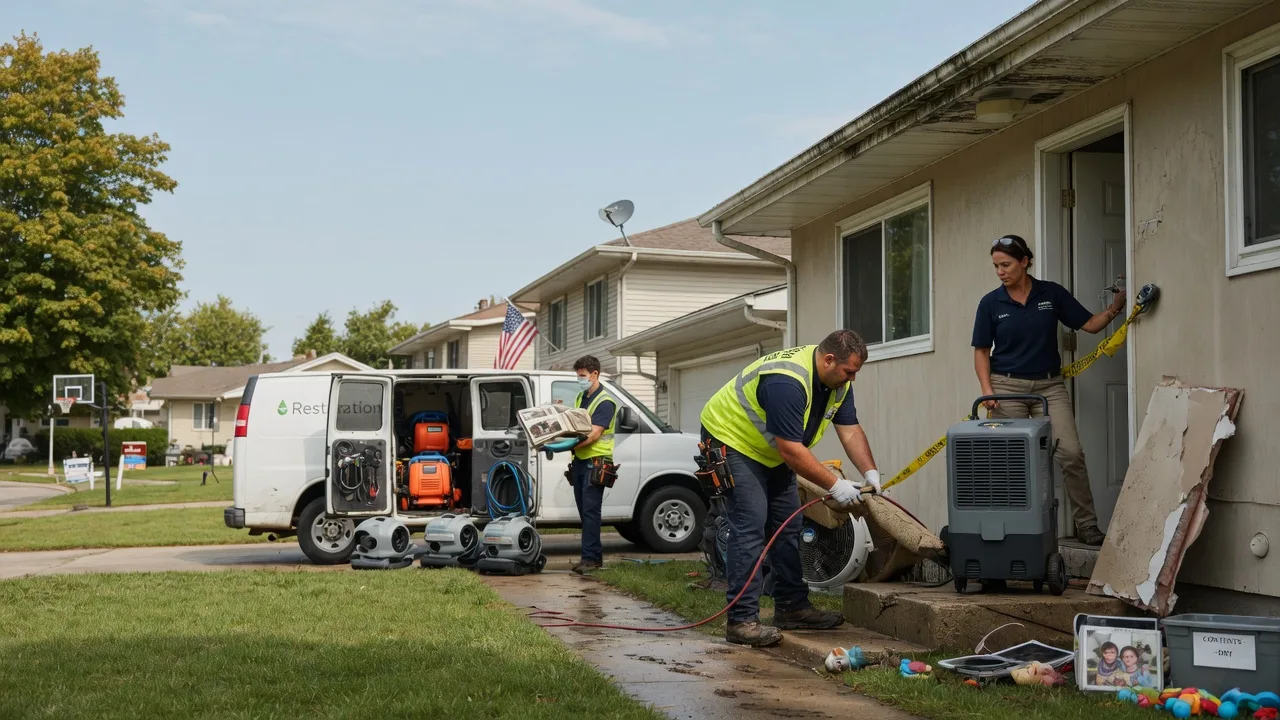 Water Damage Restoration in Sublime, TX near me
